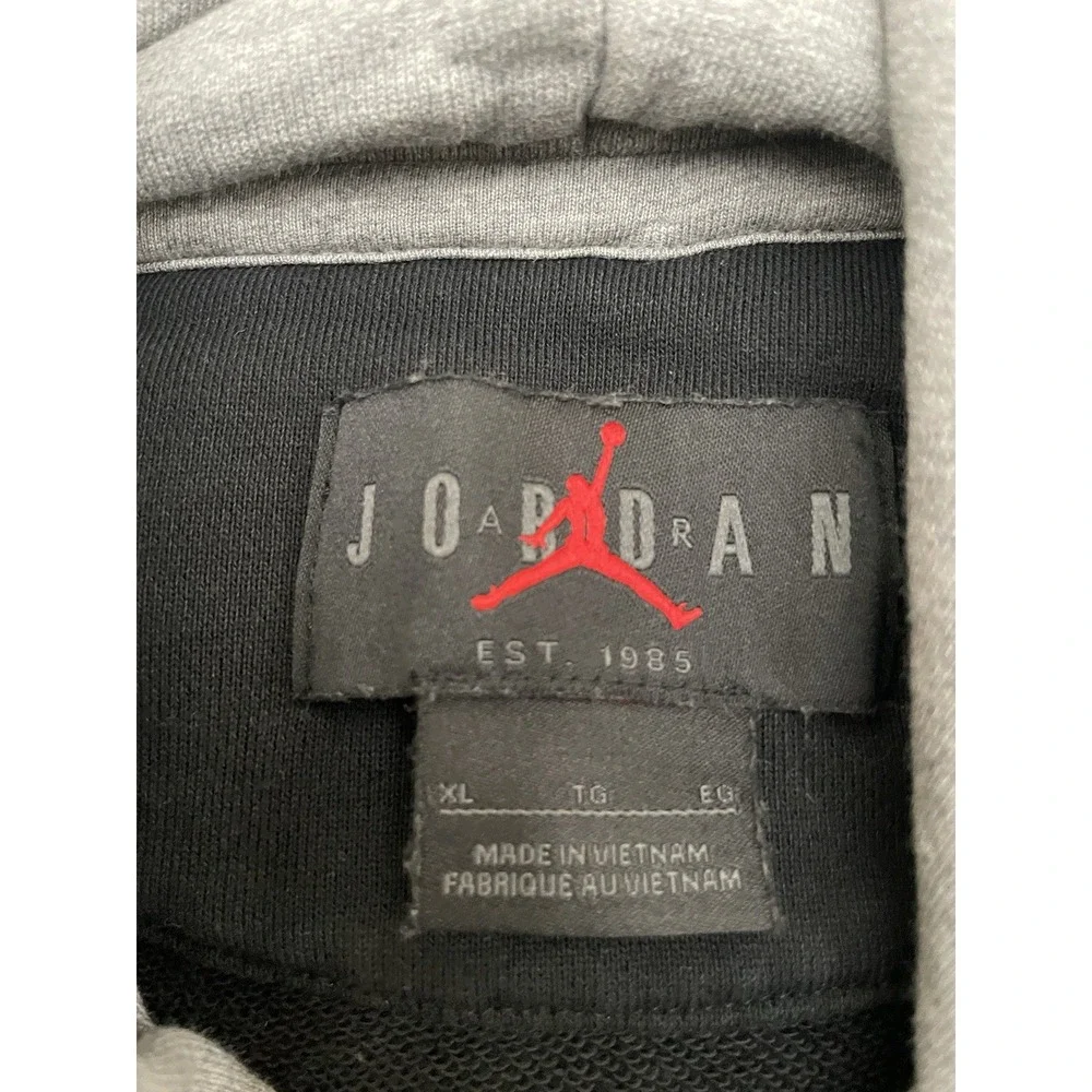 Nike‎ Air Jordan Sport DNA Black Fleece Pullover Hoodie Men's Size XL DV7724-010